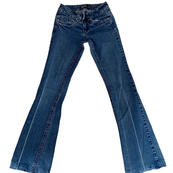Brooklyn Low Rise Skinny Flare Jeans - Picture 1 of 2